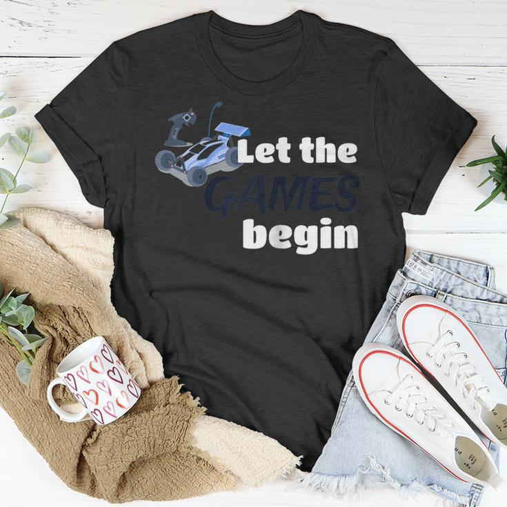 Let The Games Begin Racers Car Sports Buggy Unisex T-Shirt Unique Gifts