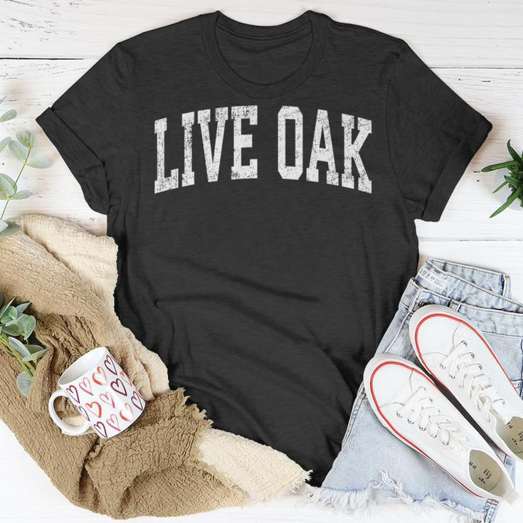 Live Oak Texas Tx Vintage Athletic Sports T-Shirt Unique Gifts