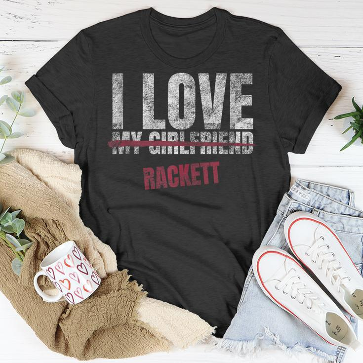 I Love Rackett Musical Instrument Music Musical T-Shirt Unique Gifts