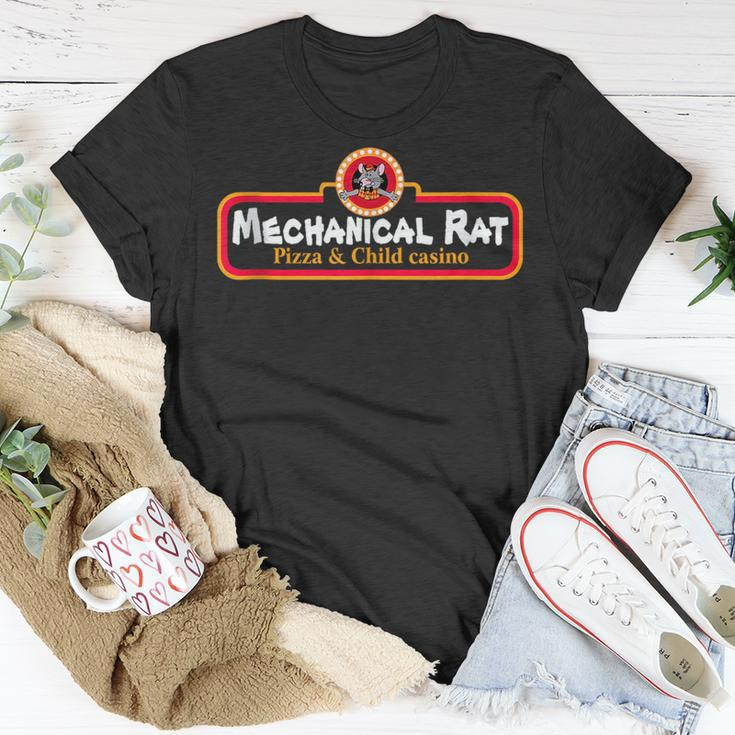 Mechanical Rat Pizza & Child Casino Pizza Funny Gifts Unisex T-Shirt Unique Gifts