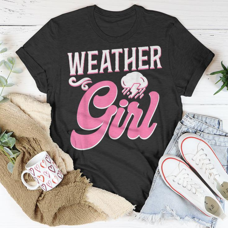 Meteorologist Weather Forecast Meteorology Girl Weather Girl Unisex T-Shirt Funny Gifts
