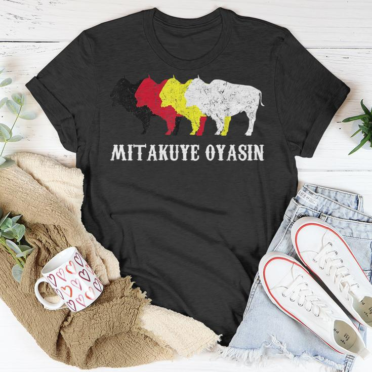 Mitakuye Oyasin Indian Culture - Oglala Lakota Sioux Chief Unisex T-Shirt Unique Gifts