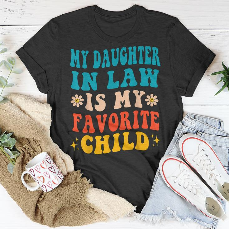 My Daughter In Law Is My Favorite Child Funny Father In Law Unisex T-Shirt Funny Gifts