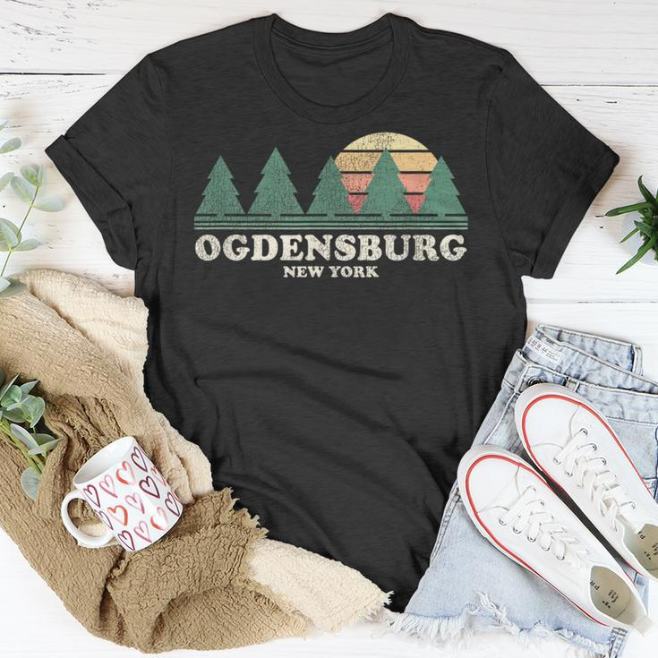 Ogdensburg Ny Vintage Throwback Retro 70S T-Shirt Unique Gifts