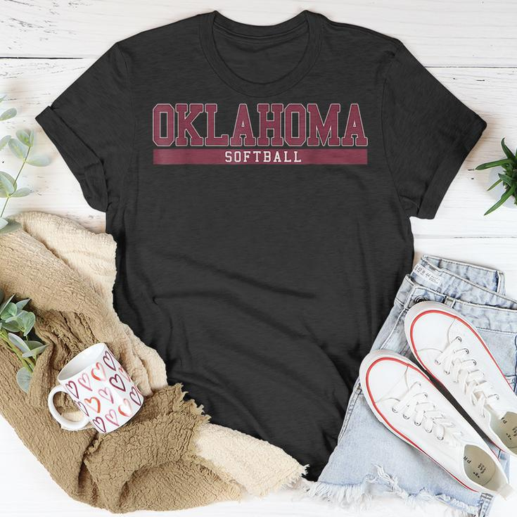 Oklahoma Softball Coach Outfit Softball Player Unisex T-Shirt Unique Gifts