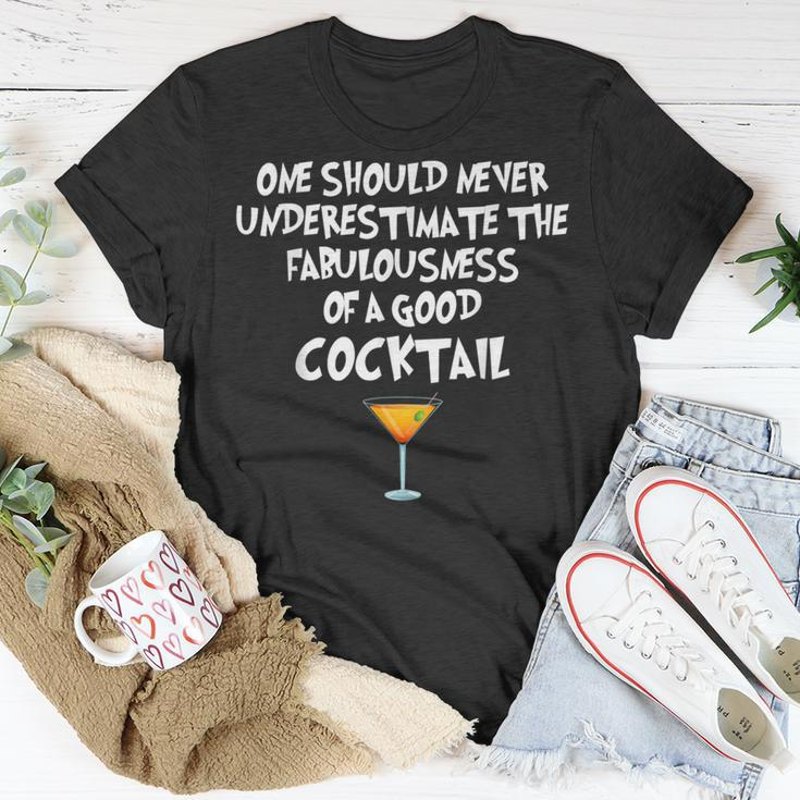 One Should Never Underestimate A Good Cocktail T-Shirt Funny Gifts