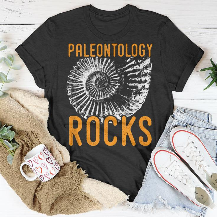 Palentology Rocks Fun Paleontologist T-Shirt Unique Gifts