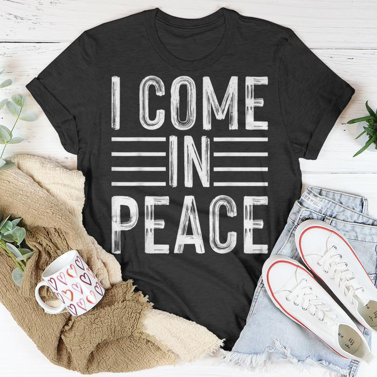 I Come In Peace Im Peace Matching Couple T-Shirt Unique Gifts