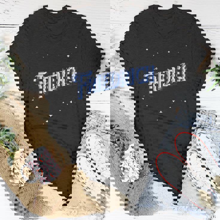 Personalised Friedrich Name Unisex T-Shirt Unique Gifts