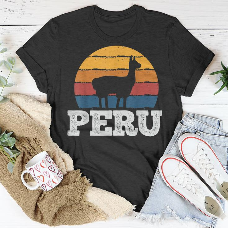 Peru Vicuna Peruvian Vintage T-Shirt Unique Gifts