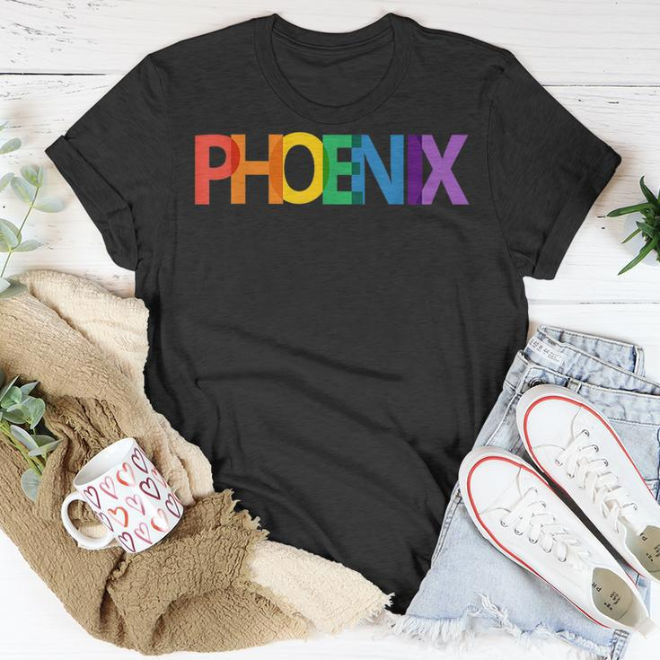 Phoenix Az Lgbtq Gay Pride Parade Unisex T-Shirt Unique Gifts