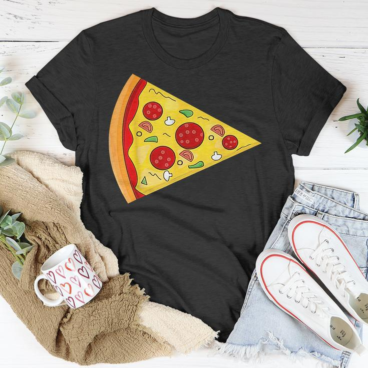 Pizza Pie & Slice Dad And Son Matching Pizza Fathers Day Unisex T-Shirt Funny Gifts