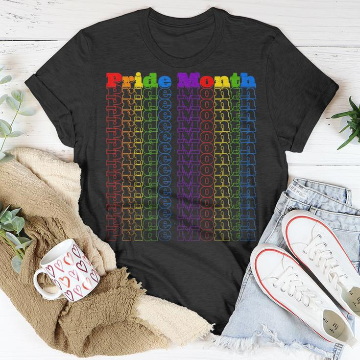 Pride Month Lgbt Gay Pride Month Transgender Lesbian Unisex T-Shirt Unique Gifts