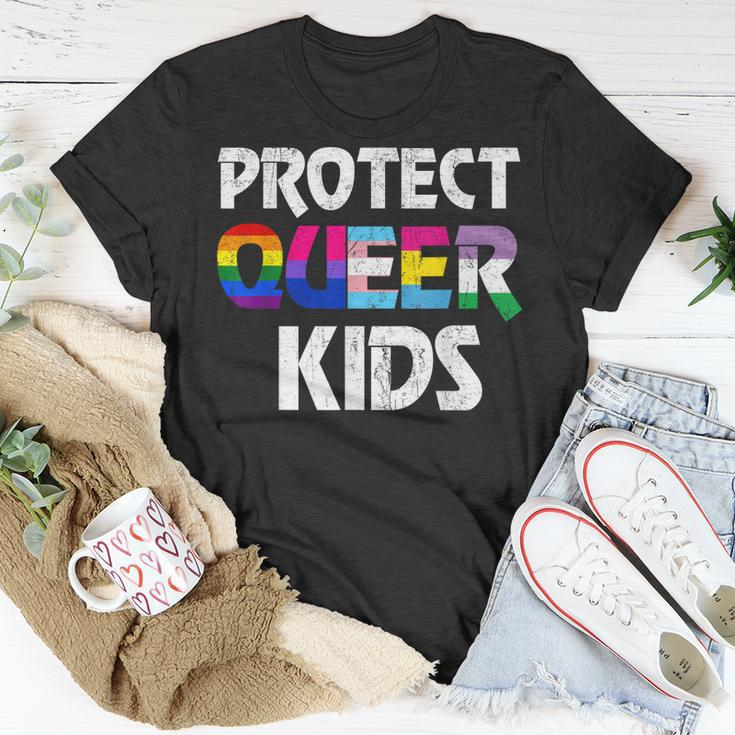 Protect Queer Youth Lgbt Awareness Gay Lesbian Pride Unisex T-Shirt Unique Gifts