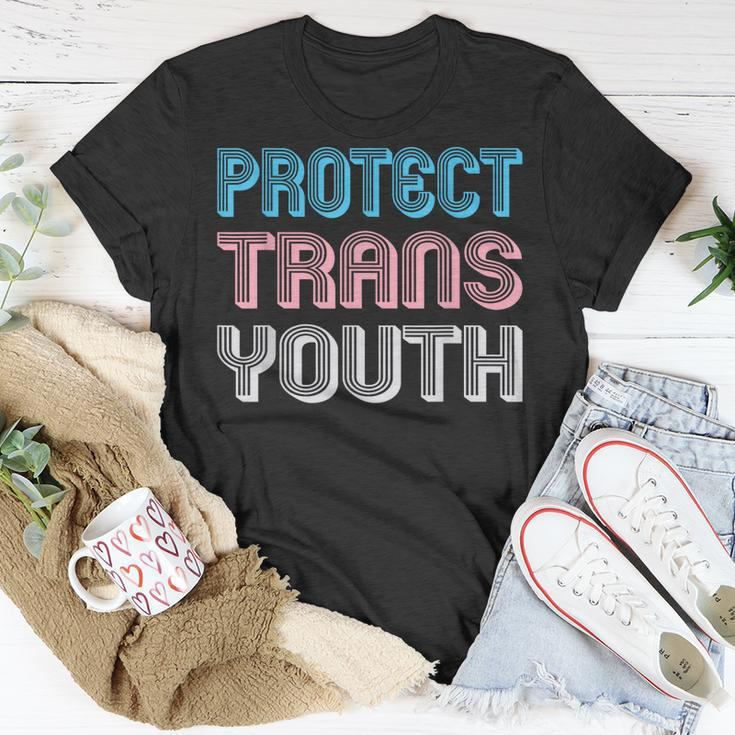 Protect Trans Youth Kids Transgender Lgbt Pride Unisex T-Shirt Unique Gifts