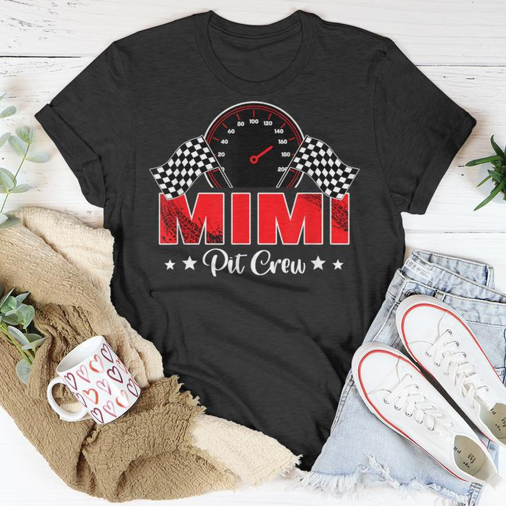 Race Car Racing Family Mimi Pit Crew Birthday Party T-Shirt Unique Gifts
