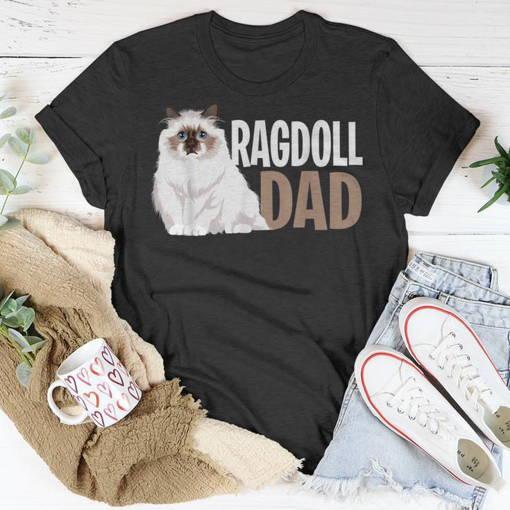 Ragdoll Cat Dad Funny Cat Owner Lovers Unisex T-Shirt Unique Gifts