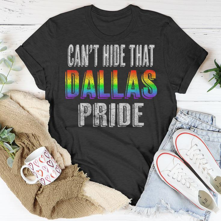 Retro 70S 80S Style Cant Hide That Dallas Gay Pride Unisex T-Shirt Unique Gifts