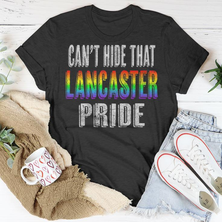 Retro 70S 80S Style Cant Hide That Lancaster Gay Pride Unisex T-Shirt Unique Gifts