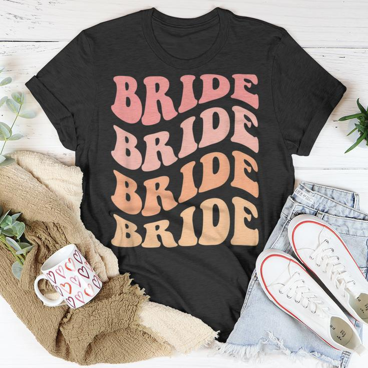 Retro Batch Bachelorette Party Outfit Bride Funny Unisex T-Shirt Unique Gifts