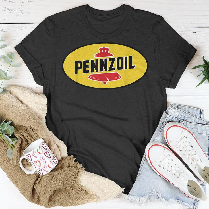 Retro Cool Pennzoil Lubricant Gasoline Oil Motor Racing T-Shirt Funny Gifts