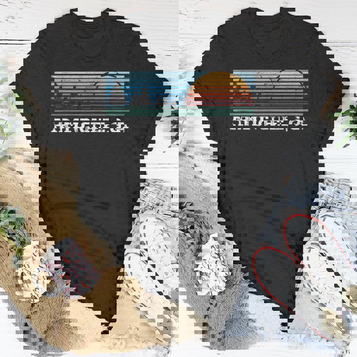 Retro Sunset Stripes Armuchee Georgia T-Shirt Unique Gifts Retro Sunset Stripes Armuchee Georgia T-Shirt Unique Gifts