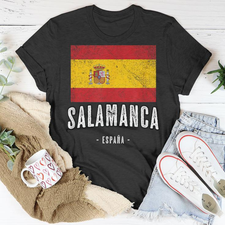 Salamanca Spain Es Flag City Top Bandera Española Ropa T-Shirt Unique Gifts