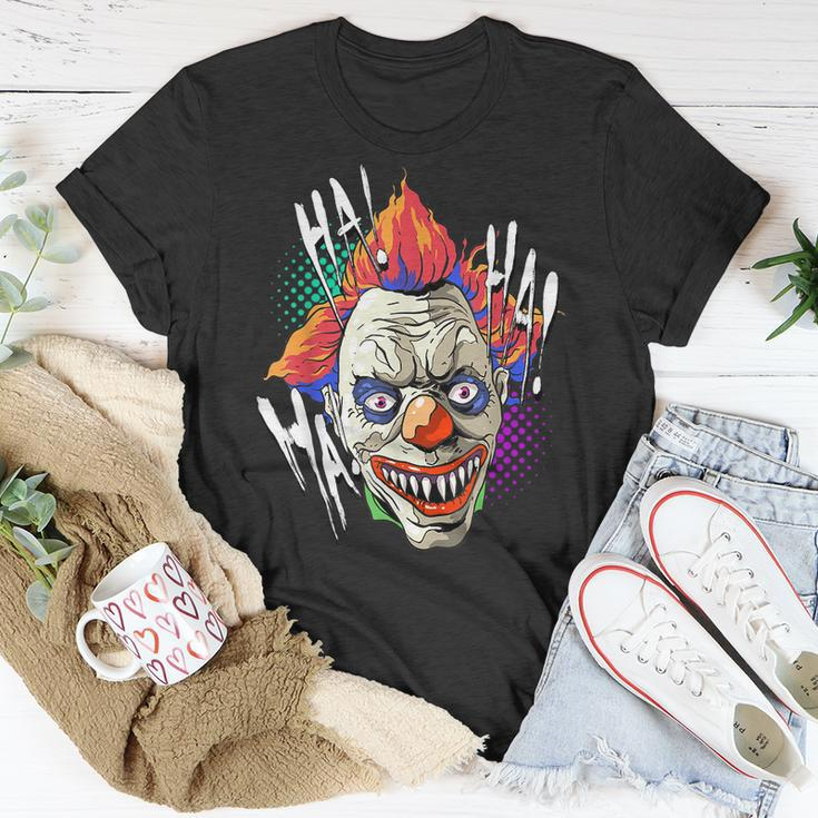 Scary Creepy Clown Laugh Horror Halloween Kids Men Costume Halloween T-Shirt Unique Gifts