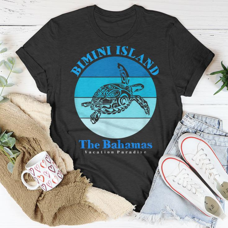 Sea Turtle Bimini Island Bahamas Ocean Unisex T-Shirt Funny Gifts