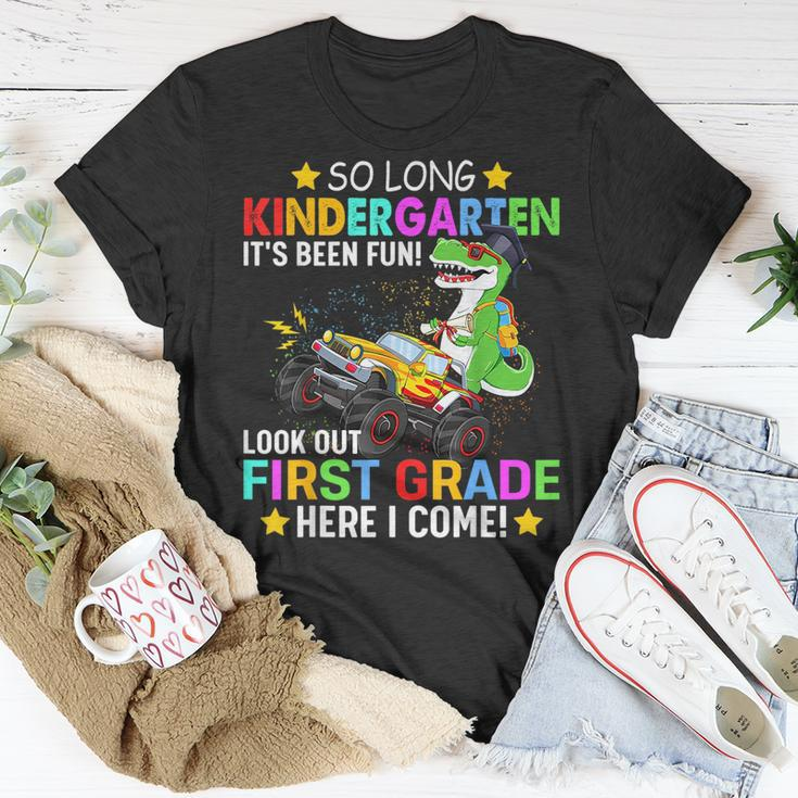 So Long Kindergarten First Grade Here I Come Back To School Unisex T-Shirt Unique Gifts