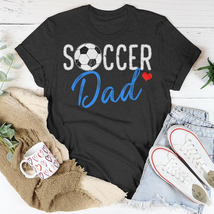 Soccer Dad Funny Sports Dad Fathers Day Unisex T-Shirt Unique Gifts