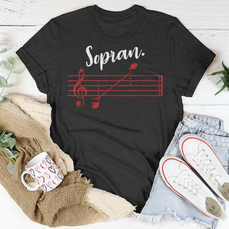 Soprano Singer Soprano Choir Singer Musical Singer T-Shirt Unique Gifts