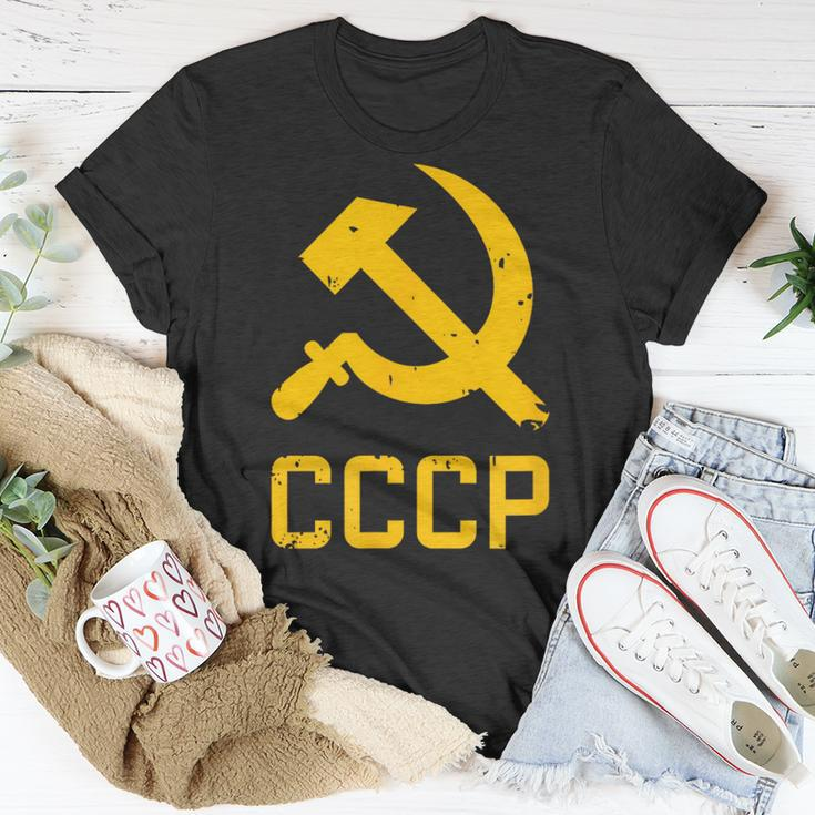 Soviet Union Hammer And Sickle Russia Communism Ussr Cccp T-Shirt Unique Gifts