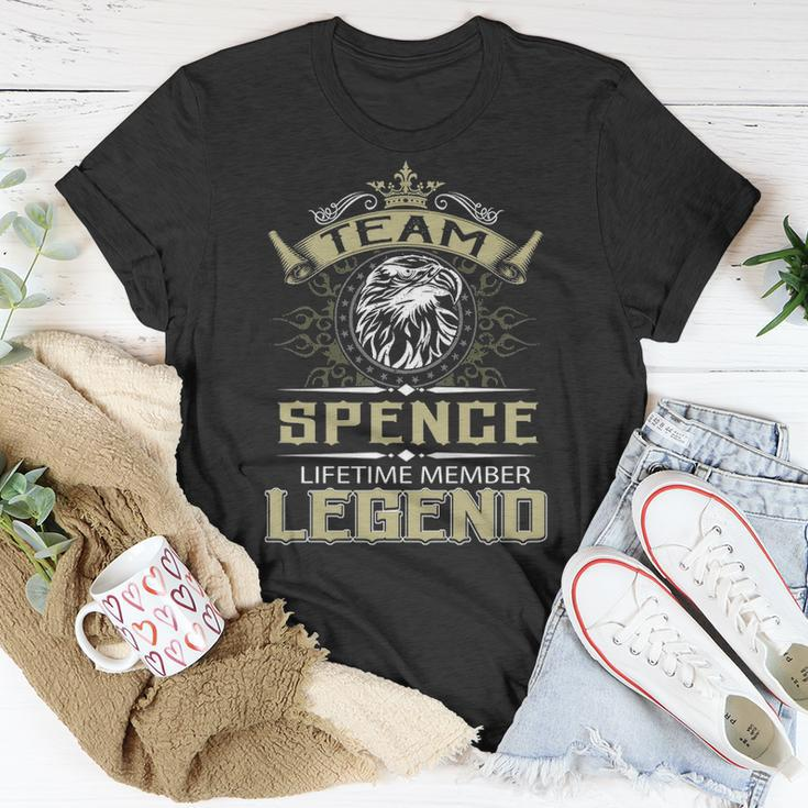 Spence Name Gift Team Spence Lifetime Member Legend Unisex T-Shirt Funny Gifts