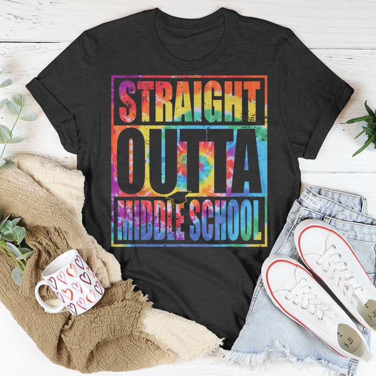 Abschluss-Banner "Straight Outta Middle School" – Wimpelkette Mit Glitzerbuchstaben Für Jung & Mädchen