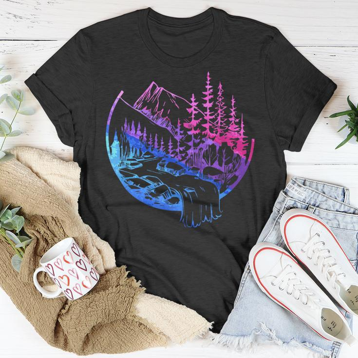 Subtle Bisexual Landscape Bisexuality Bi Ally Lgbt Pride Pride Month Funny Designs Funny Gifts Unisex T-Shirt Unique Gifts