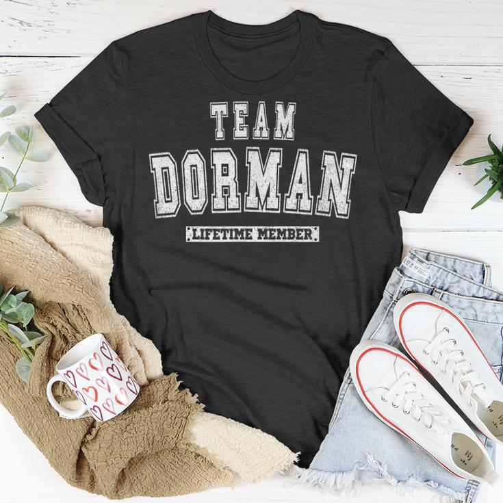 Team Dorman Lifetime Member Family Last Name Unisex T-Shirt