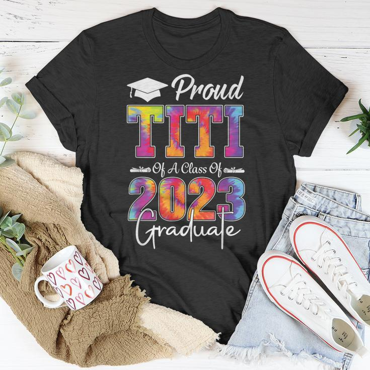 Tie Dye Senior 2023 Proud Titi Of A 2023 Graduate Unisex T-Shirt Unique Gifts