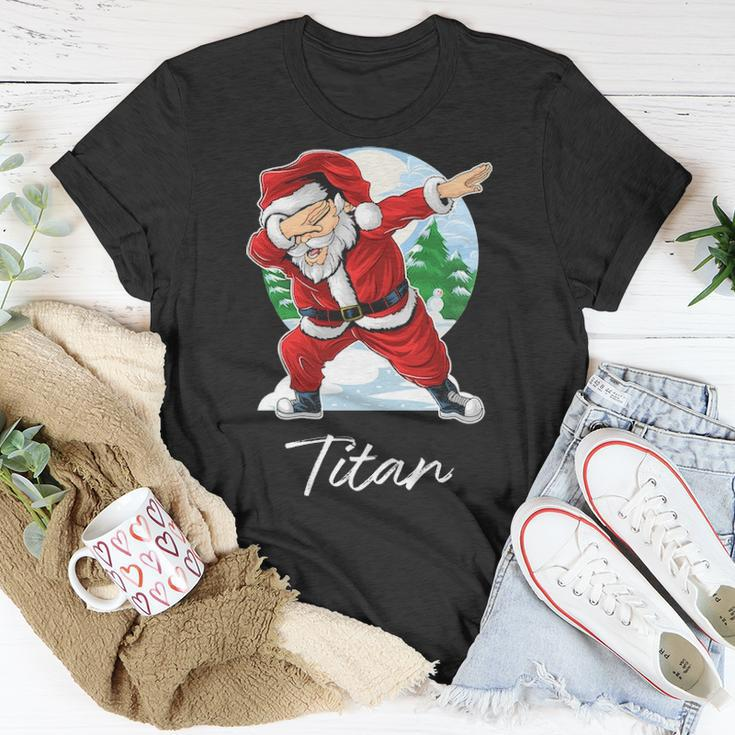 Titan Name Gift Santa Titan Unisex T-Shirt Funny Gifts