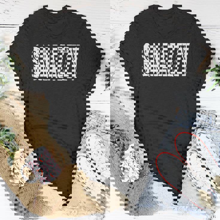 Top That Says Snazzy On It Graphic T-Shirt Unique Gifts