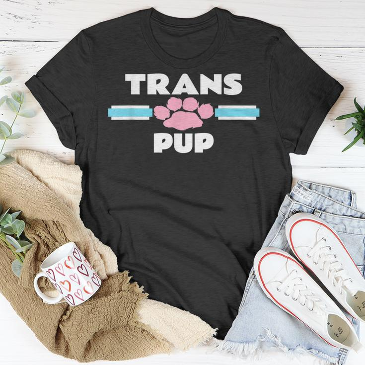 Trans Pup Gay Puppy Play Transexual Transgender Kink Unisex T-Shirt Unique Gifts