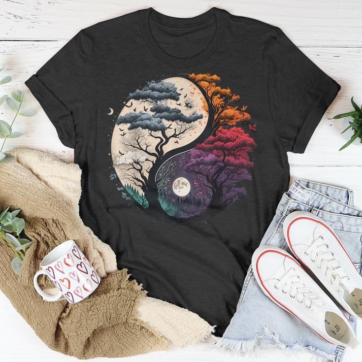 Tree Of Life Yin Yang Unisex T-Shirt Unique Gifts