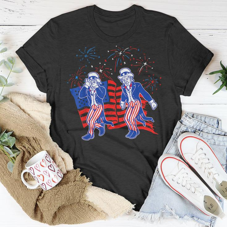 Uncle Sam Griddy 4Th Of July Funny Independence Day Boy Kids Unisex T-Shirt Unique Gifts