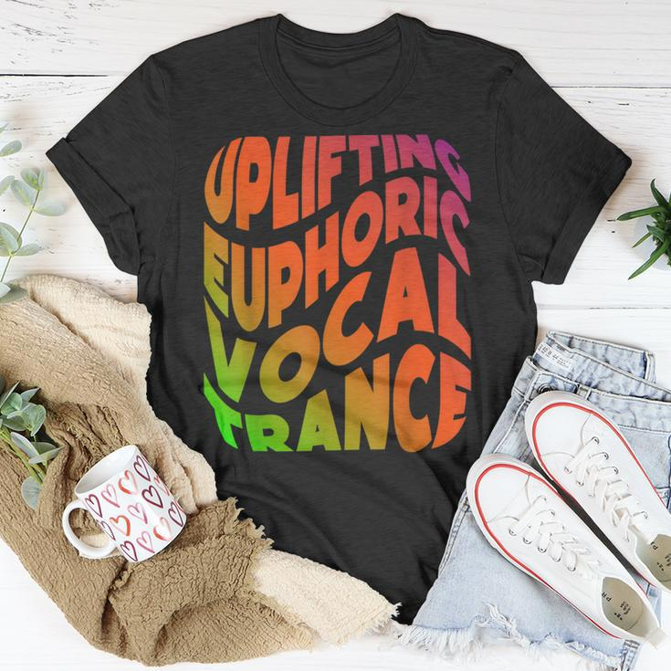 Uplifting Trance Euphoric Vocal Trance Music Edm Rave T-Shirt Unique Gifts