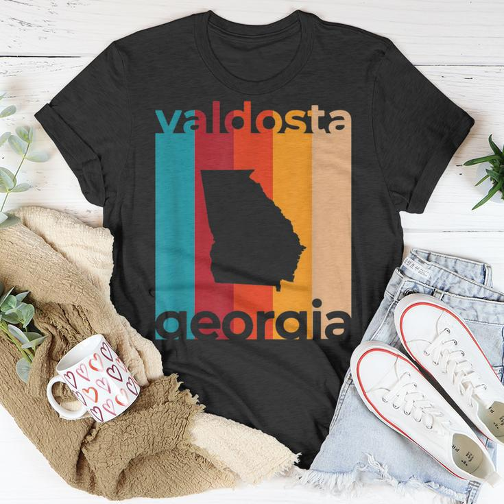 Valdosta Georgia Retro Cutout Ga Souvenir T-Shirt Unique Gifts