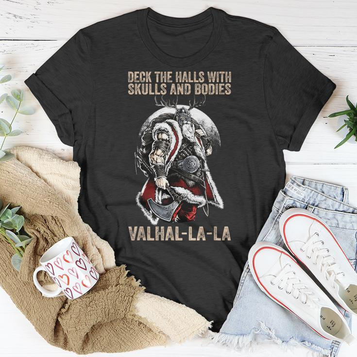 Valhalla-La Deck The Halls With Skulls And Bodies Vintage T-Shirt Personalized Gifts