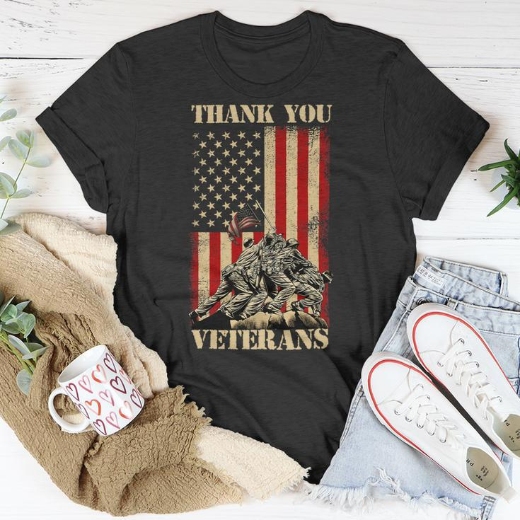 Veteran Vets Thank You Veterans Shirts Proud Veteran Day Dad Grandpa 341 Veterans Unisex T-Shirt Unique Gifts