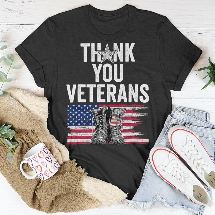Veteran Vets Thank You Veterans Shirts Proud Veteran Day Dad Grandpa 344 Veterans Unisex T-Shirt Unique Gifts