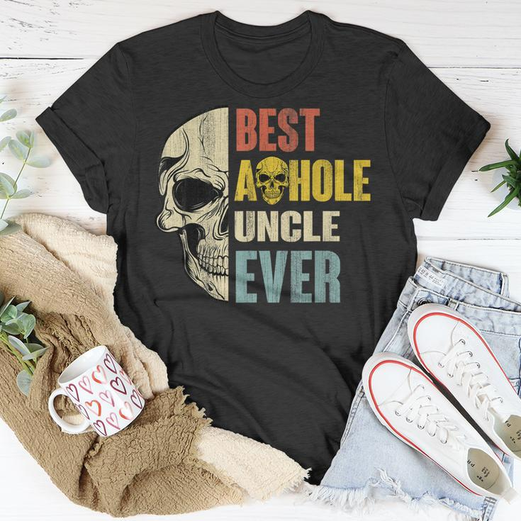 Vintage Best Asshole Uncle Ever Gift Idea For Men Unisex T-Shirt Unique Gifts