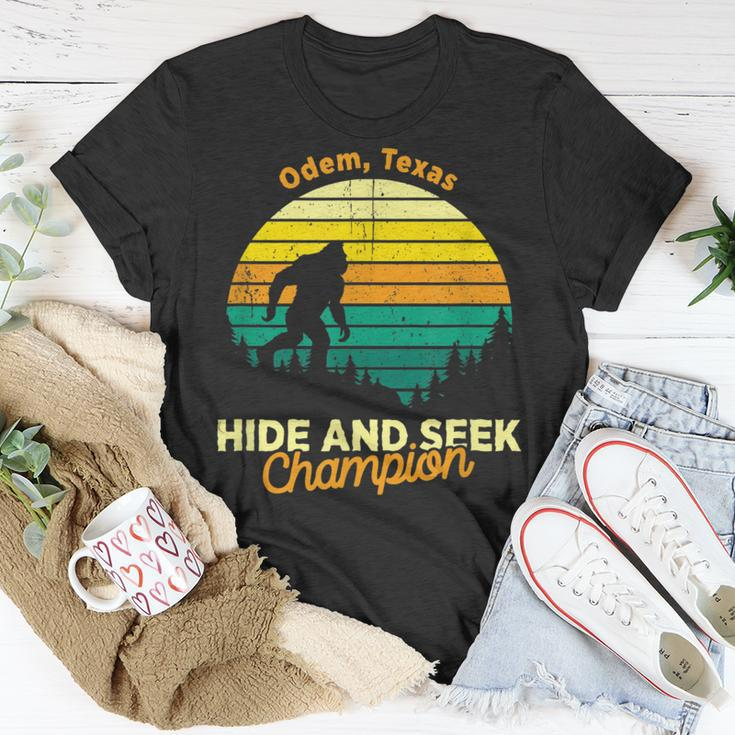 Vintage Odem Texas Mountain Hiking Souvenir Print T-Shirt Unique Gifts